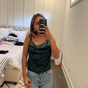 super cute silk top